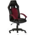 Кресло TetChair Driver (экокожа/ткань, черный/бордовый)