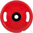 Диск MB Barbell Евро-классик с ручками 51 мм (1x25 кг, красный)