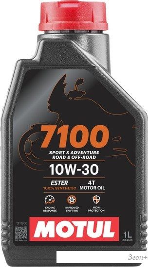 Моторное масло Motul 7100 4T 10W-30 JASO MA-2 1л