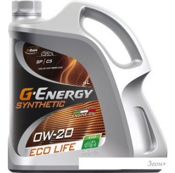   G-Energy Synthetic Eco Life 0W20 API SP ACEA C5 4