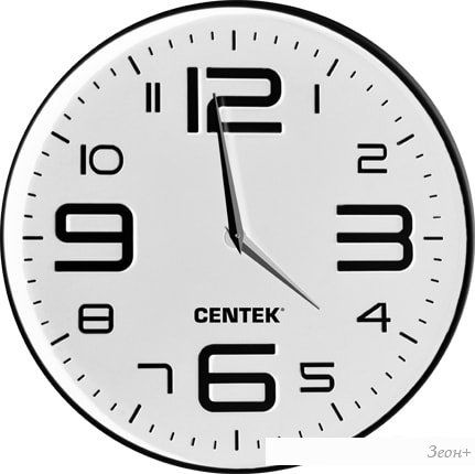 Настенные часы CENTEK СТ-7101 (белый)