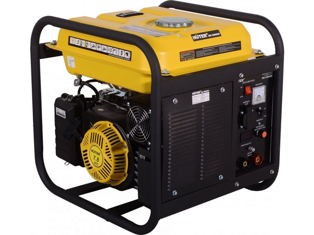 Бензиновый генератор Huter DN 5000iW