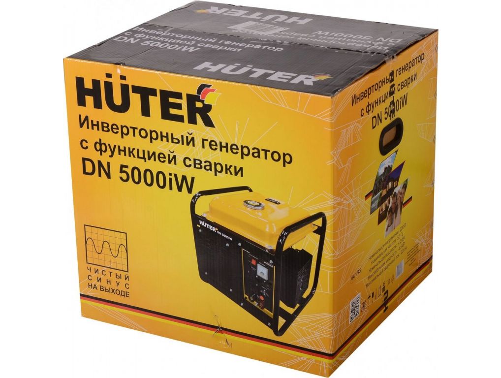 Бензиновый генератор Huter DN 5000iW