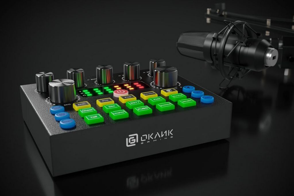 Проводной микрофон Oklick SM-600G