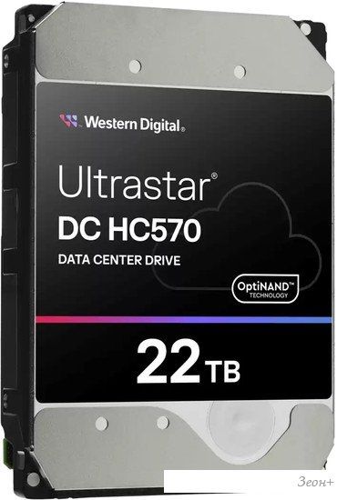 Жесткий диск WD Ultrastar DC HC570 22TB WUH722222ALE6L4