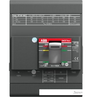   ABB Tmax XT1 160/160 4P 18 1SDA066821R1