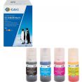 Чернила G&G GG-101BKCMY-45ml*4 101BKCMY голубой/пурпурный/желтый/черный набор 4x45мл для Epson EcoTank L4150/L4156/L4160/L4250/L4260/L4266/L6160/L6170/L6176/L6190/L6260/L6270/L6276/L6290