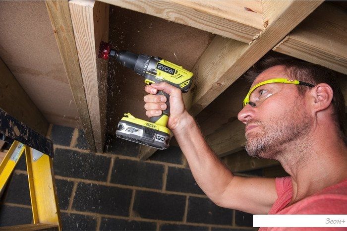 Дрель-шуруповерт Ryobi R18DD3-115S 5133005301 (с 1-им АКБ 1.5 Ач, сумка)