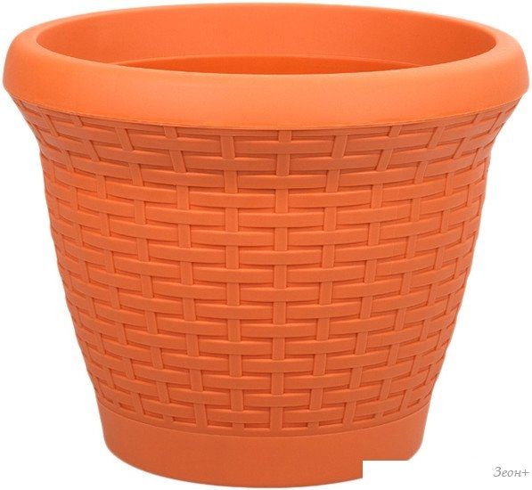 Кашпо Serinova Rattan №4 20-HS0408101-200100 (терракотовый)