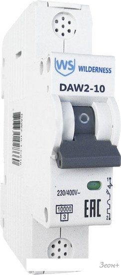 Выключатель автоматический Wilderness DAW2-10 1P 4A C 10kA DAW2-10-1-C004