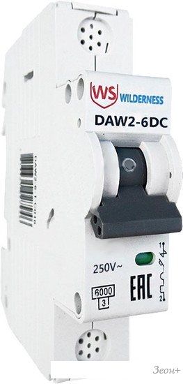 Выключатель автоматический Wilderness DAW2-6DC 1P 10A C 6kA 250В DC DAW2-6DC-1-C010