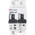 Выключатель автоматический Wilderness DAW2-6DC 2P 10A C 6kA 500В DC DAW2-6DC-2-C010