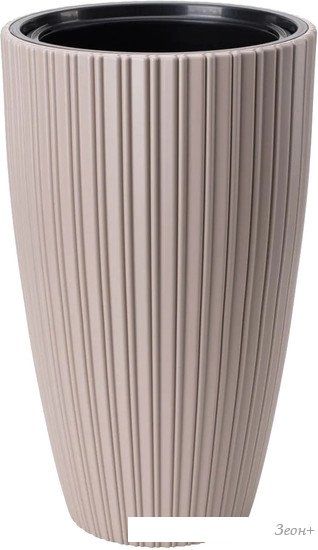 Вазон Form-Plastic Mika Slim FP-5105-051 (серо-бежевый)
