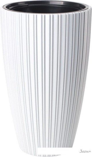 Вазон Form-Plastic Mika Slim FP-5100-011 (белый)