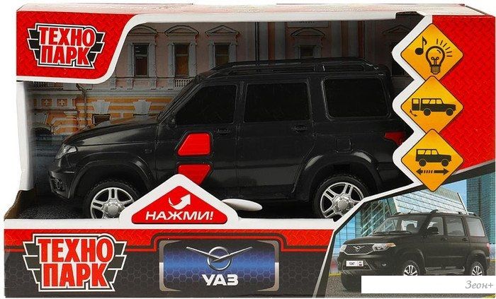 Внедорожник Технопарк Uaz Патриот PATRIOTBLACK-15PL-BK