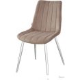 Стул M-City Flip UDC8185G10874WHT (бежевый велюр G108-74/белый)