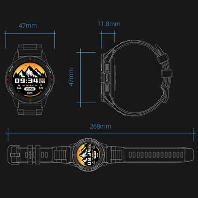 Умные часы Mibro Watch GS Active XPAW016 (белый)