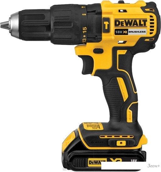 Ударная дрель-шуруповерт DeWalt DCD778M2T-QW (c 2-мя АКБ, кейс)