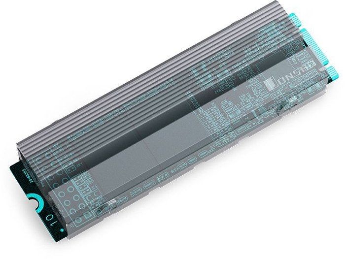 Радиатор для SSD Jonsbo M.2-6 Gray