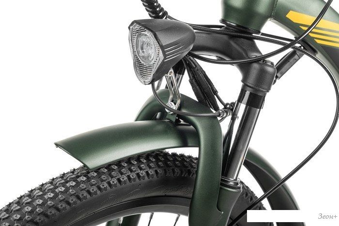 Электровелосипед MyWay Rock 350 27.5 (зеленый матовый)