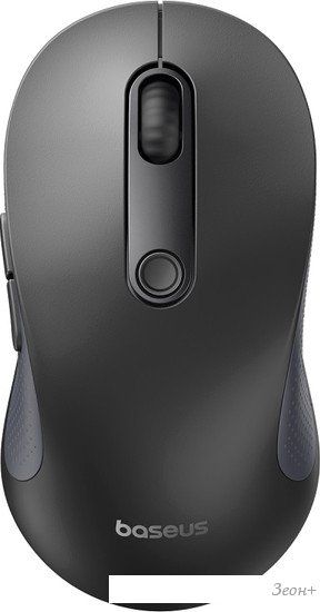 Мышь Baseus F02 Ergonomic Wireless Mouse (черный, без батарейки в комплекте)