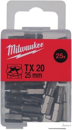 Набор бит Milwaukee 4932399596 (25 предметов)