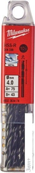 Набор оснастки Milwaukee 4932363474 (10 предметов)