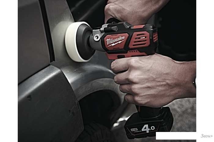 Полировальная машина Milwaukee M12 BPS-421X 4933447799 (с 2-мя АКБ, кейс)