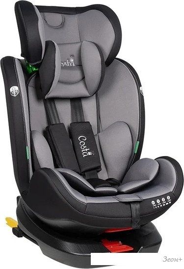 Детское автокресло Costa Isofix XZ-16 (серый/черный)