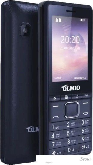 Кнопочный телефон Olmio A25 (синий)