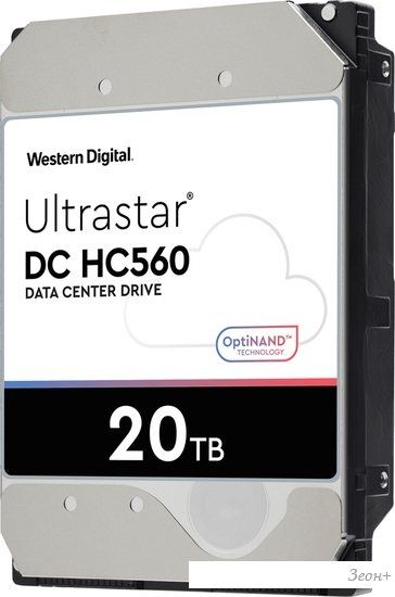 Жесткий диск WD Ultrastar DC HC560 20TB WUH722020BL5204