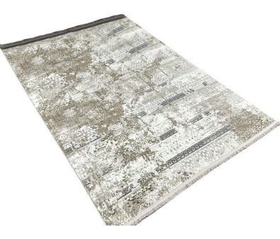 Ковер для жилой комнаты Radjab Carpet Валенсия Прямоугольник 10529RK 1.2x1.8 (cream/vizon)