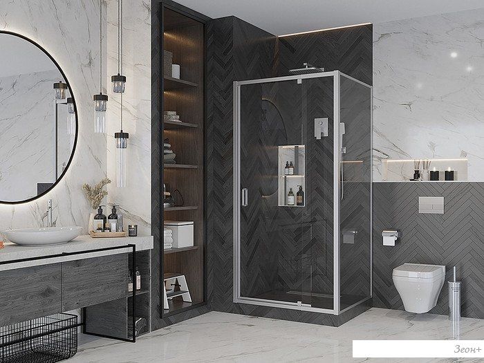 Душевая стенка Ambassador Elysium 80x200 80KX