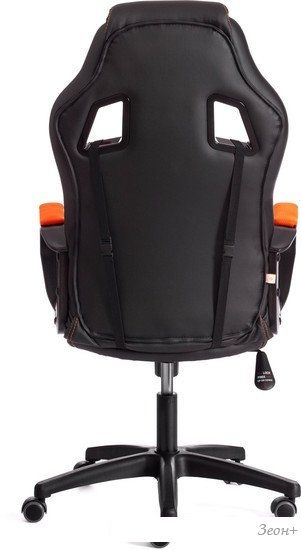 Кресло TetChair Driver (иск.кожа/ткань, черный/оранжевый)