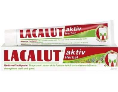 Зубная паста LACALUT Aktiv Herbal 75 мл