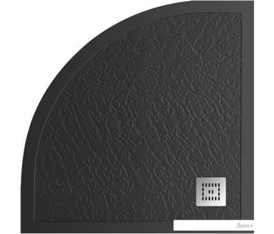   BelBagno TRAY-MR-UNO-R-90-550-35-NERO-CR 90x90
