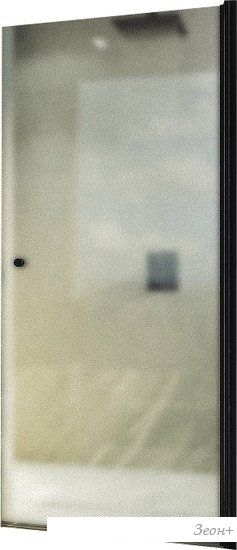 Душевая дверь MaybahGlass 198x90 MGD-814-6 (сатин стекло/черный)