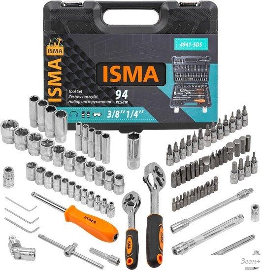 Универсальный набор инструментов ISMA 4941-5DS (94 предмета)