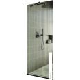 Душевая стенка MaybahGlass 195x109 MGD-677-6у (прозрачное стекло/черный)