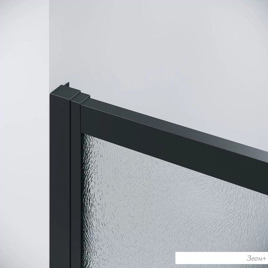 Душевой уголок Grossman Cosmo 100x70x195 120.K33.02.1070.21.02 (черный матовый/шиншилла стекло)