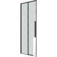 Душевая дверь Grossman Galaxy 90x195 1/2.K33.01.90.21.02 (черный матовый/шиншилла стекло)