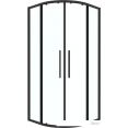 Душевой уголок Grossman Cosmo 80x80x195 301.K33.02.8080.21.00 (черный матовый/прозрачное стекло)