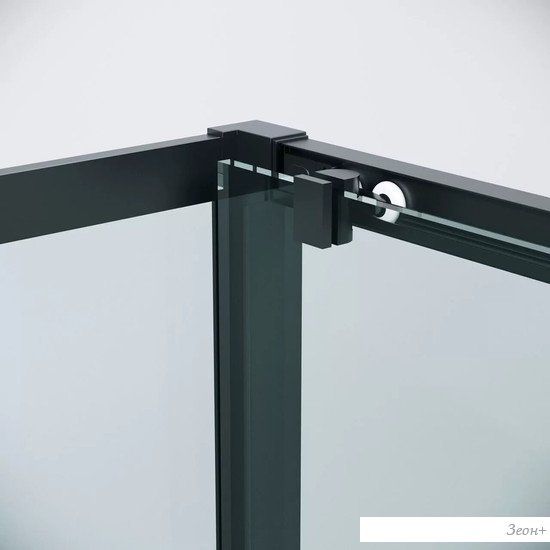 Душевая стенка Grossman Cosmo 80x195 200.K33.02.80.21.00 (черный матовый/стекло прозрачное)