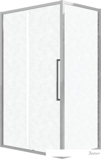 Душевая стенка Grossman Cosmo 80x195 200.K33.02.80.10.02 (хром/шиншилла стекло)
