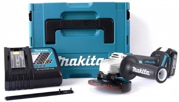 Угловая шлифмашина Makita DGA504RF (с 2-мя АКБ)