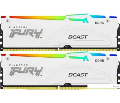   Kingston FURY Beast RGB 2x32 DDR5 5200  KF552C40BWAK2-64