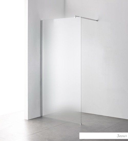 Душевая стенка Saniteco Walk-In SN-W6MC90 (90x200, матовое стекло, хромированный профиль)