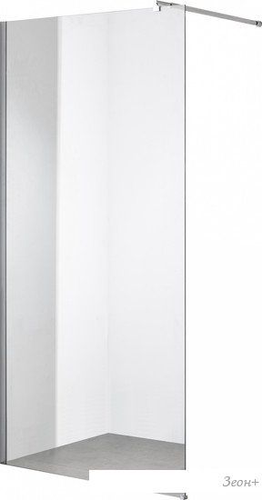 Душевая стенка Saniteco Walk-In SN-W8TC100 (100x200, прозрачное стекло, хромированный профиль)