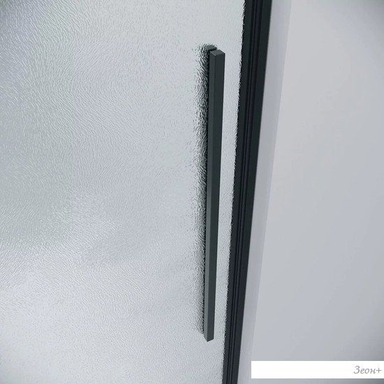 Душевой уголок Grossman Galaxy 130x80x195 120.K33.01.1380.21.02 (черный матовый/шиншилла стекло)
