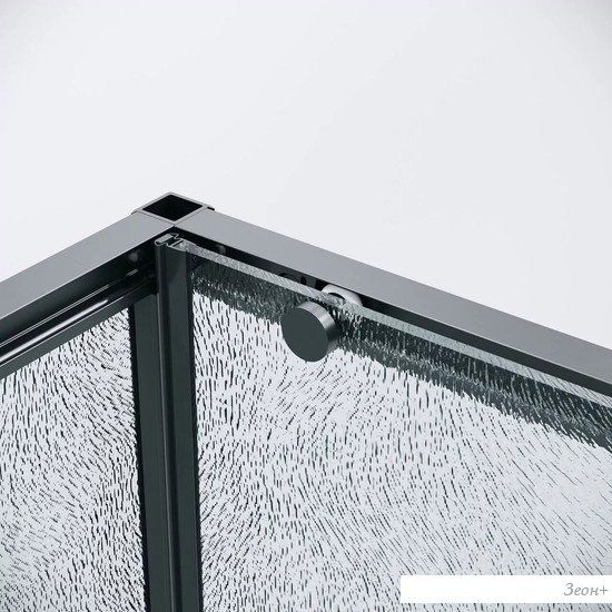 Душевой уголок Grossman Galaxy 130x80x195 120.K33.01.1380.21.02 (черный матовый/шиншилла стекло)